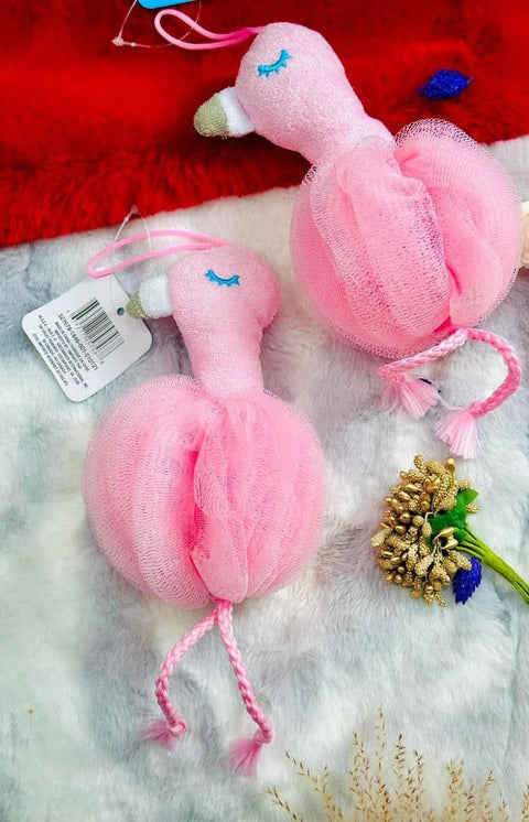 "Flamingo Bath Loofah: Experience Ultra Soft and Beautiful Skin" - Generic