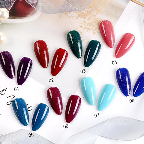 NAIL COLLECTION - Explore a comprehensive nail collection containing 12 stunning colors in different sizes, designed for easy style and perfect pampering, anytime and wherever you need it!