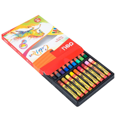 Deli, ec210 deli oil pastel, pack of 18