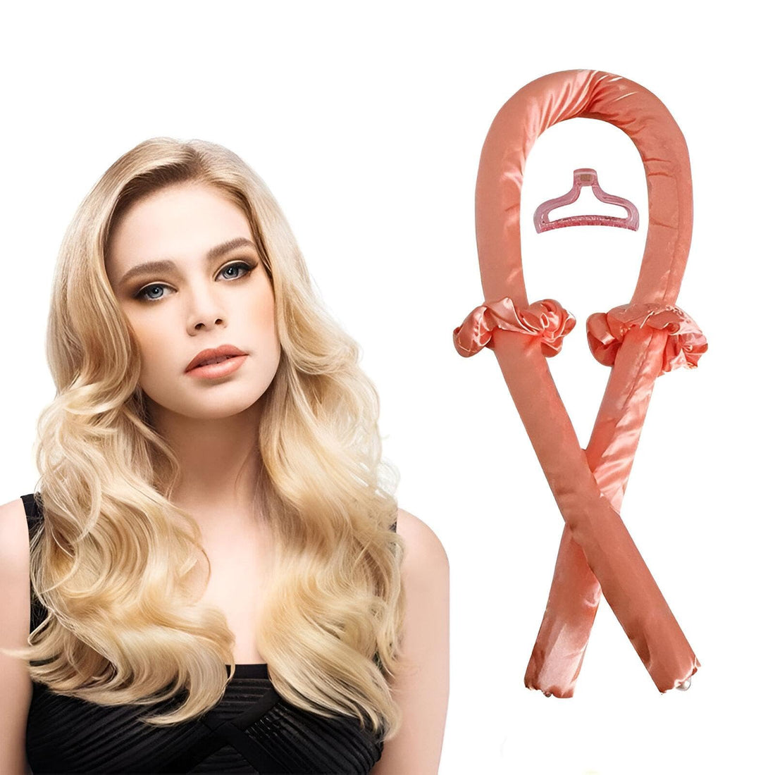 Jumbo Hair Clamps - Secure your curls and waves with our extra-large hair clips. Ideal for use with heatless curling methods, silk ribbon rollers, or styling freshly curled hair.
