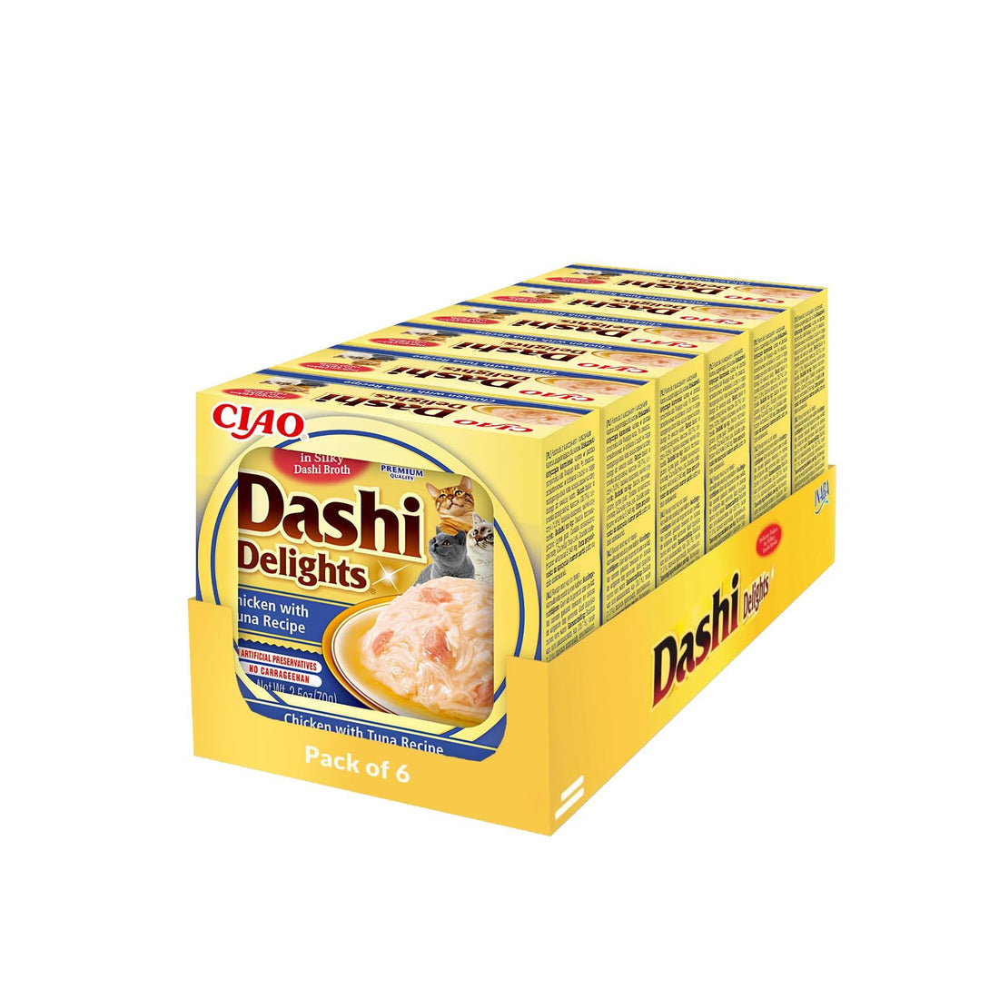 CHURU Cat DASHI Delights Recipe Chicken with Tuna 6X70GR