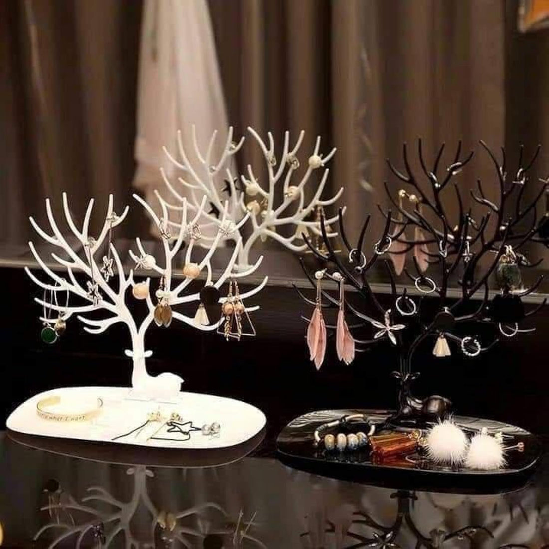 Jewelry and Accessories Tree Shaped Organizer and Stand, Multicolor