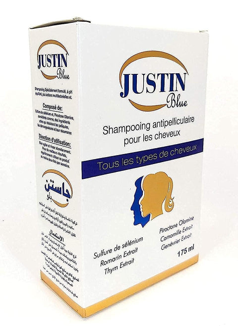 justin blue anti-dandruff hair shampoo - 175 ml