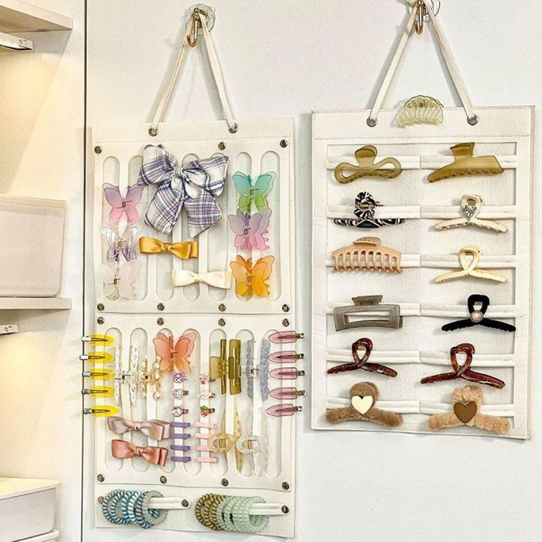 Dollar Import TDH-2474-784 Fabric Organizer Very Practical Solution for Organizing Accessories, Hair Ties or Belts