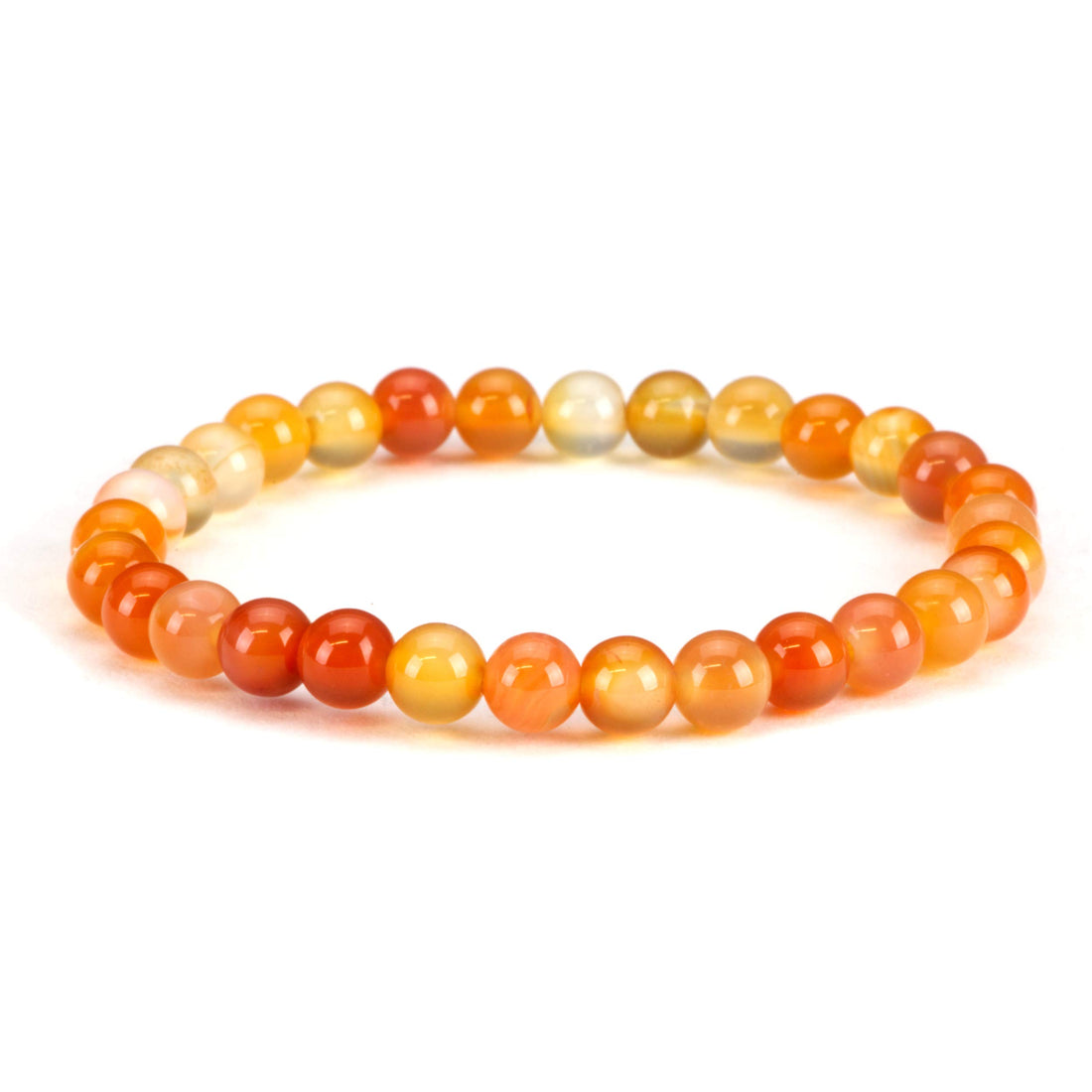 Cherry Tree Collection - Small, Medium & Large Sizes - Gemstone Bead Bracelets for Women Men Teens - 6mm Round Beads