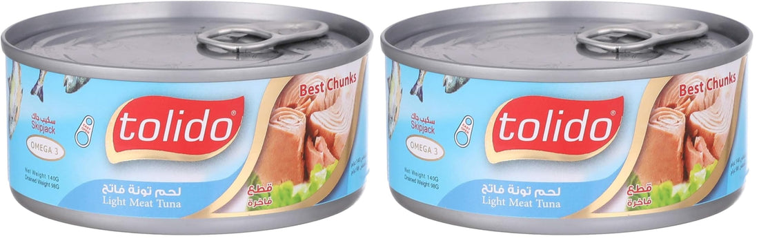 Tolido Tuna Chunks 140G (Pack of 2)