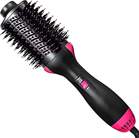 Hair Dryer Brush - 3 in 1 Electric Hot Air Brush for Volume Enhancement and Quick Drying, Perfect for Styling and Smooth Finish in One Step