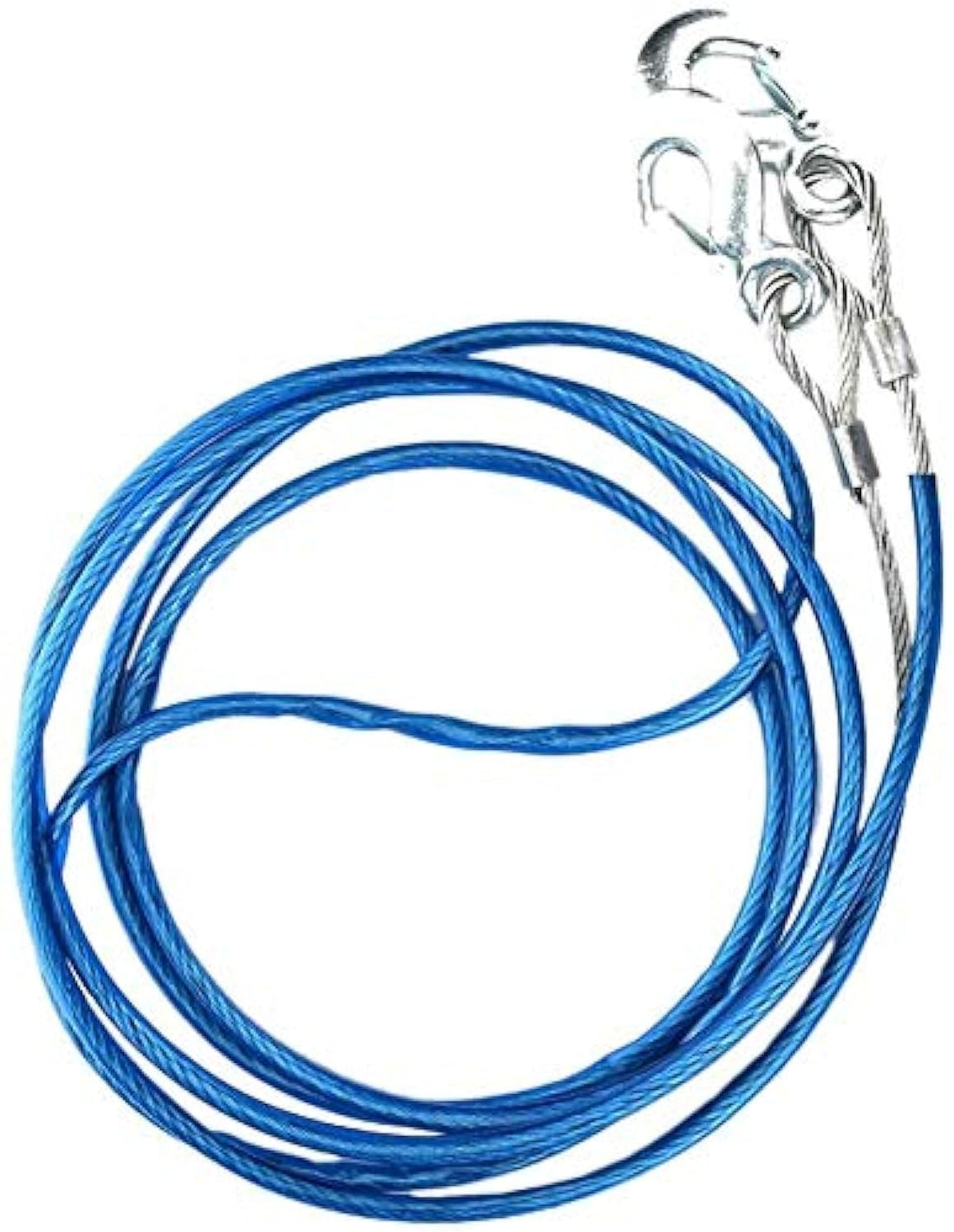 Heavy Duty Tow Ropes 7 Tons Wire Cable High Strength-Safety Hook Steel Wire Trailer Car Boat Emergency Towing Rope for faulty Vehicles