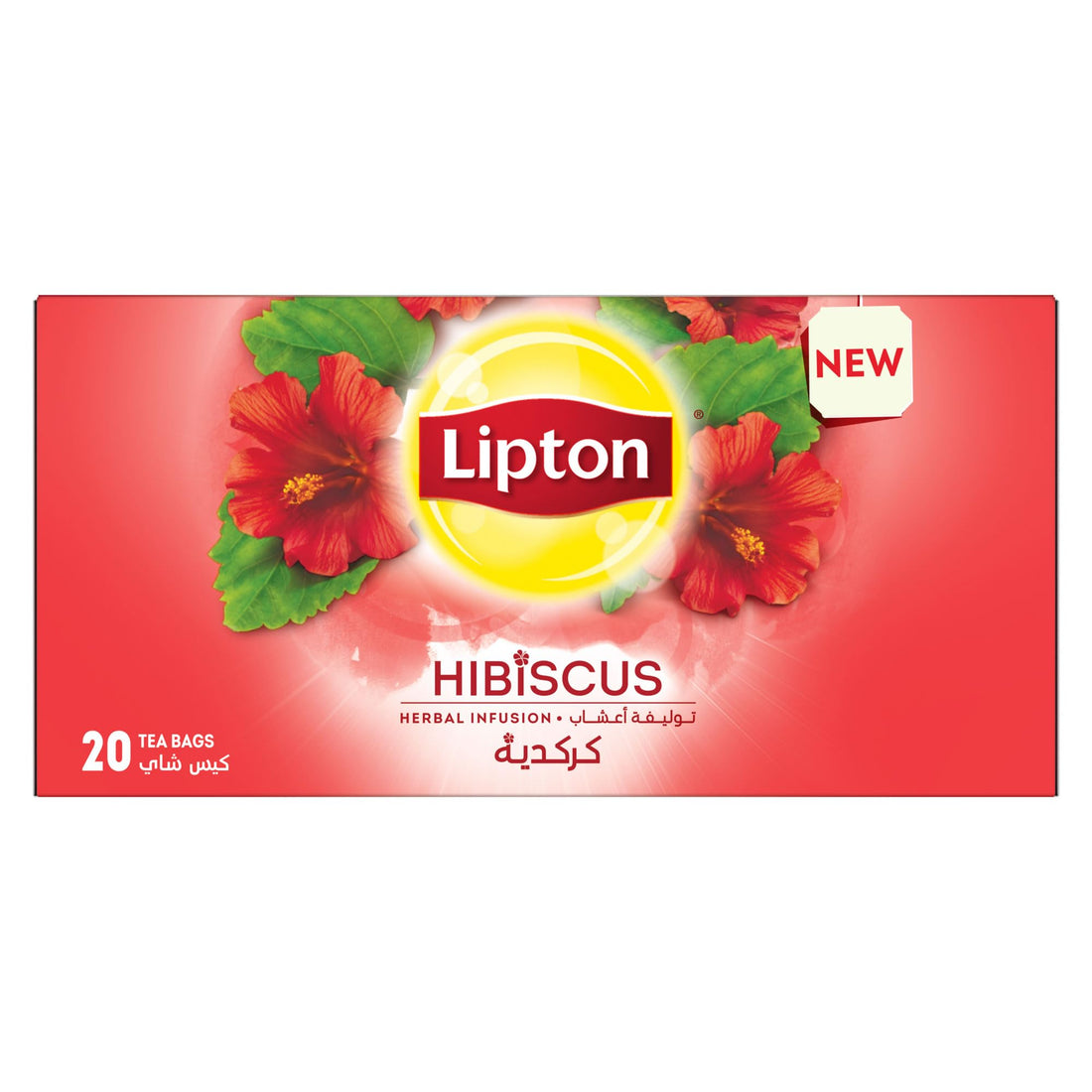 Lipton Herbal Hibiscus, 20 Teabags