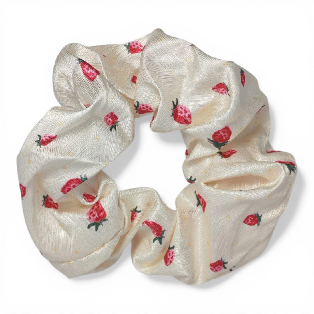 Catch Up Strawberry Elastic Hair Ties for Girls Cute Fruit Pattern Soft Stretch Ponytail Holders No Damage Gentle Strong Hold Comfortable Daily Hair Accessories for Kids