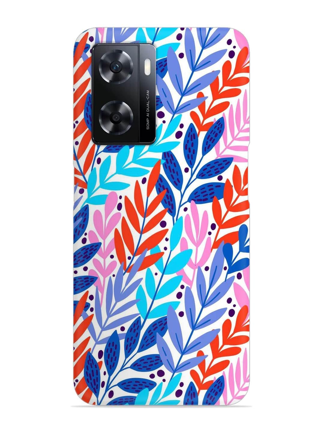 CNP Silicone Printed mobile case compatible with Oppo a77s 4g