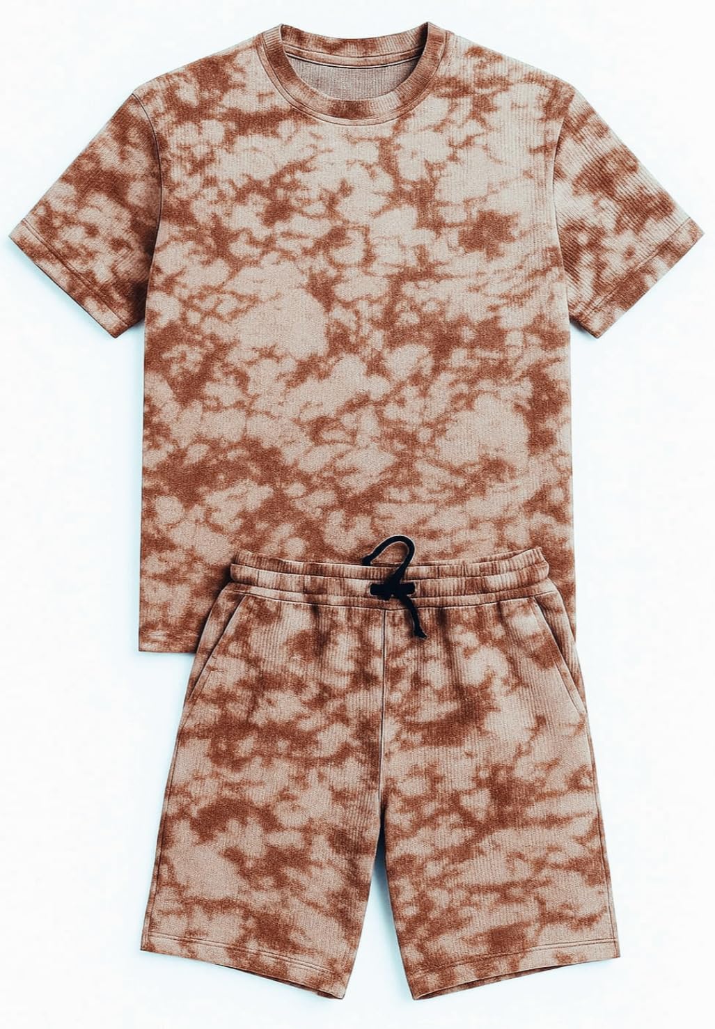 Men's Fashion Short Sleeve Waffle Trung