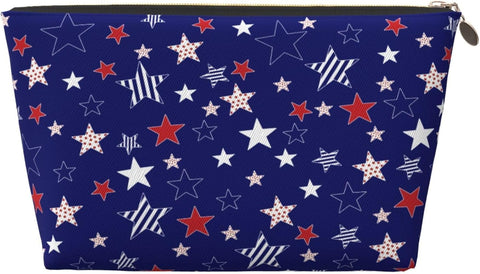 blue star womens travel makeup bags leather bags leather cosmetic bags toiletry organizer pouch with zipper شنطه ميكب قماش متين
