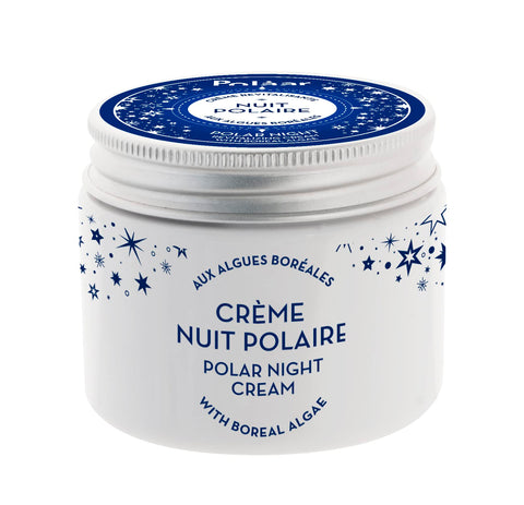 Polåar - Polar Night Revitalizing Cream with Boreal Algae - Anti-Aging, Smoothing, Regenerating, Detoxifying Moisturizing Night Cream - Vegan, Cruelty Free, Made in France - 50 ml