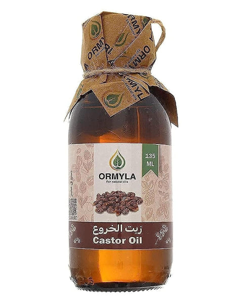 Ormyla Raw Virgin Castor Oil for Hair, Skin and Body, 135 ml