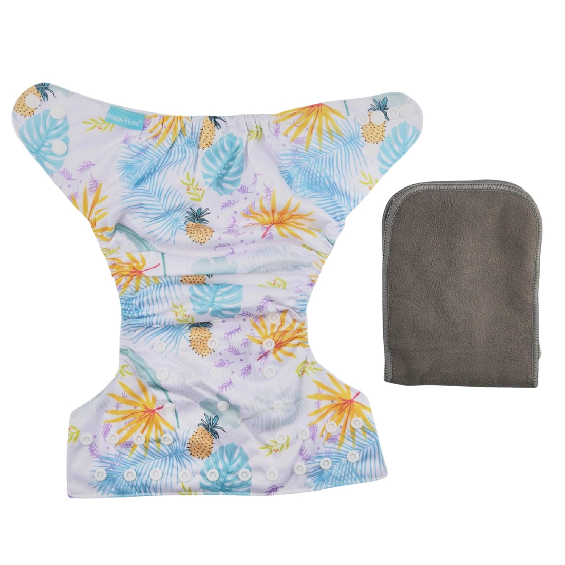 Mix&Max Baby Washable Diapers Printed Shapes For Unisex-Multicolor