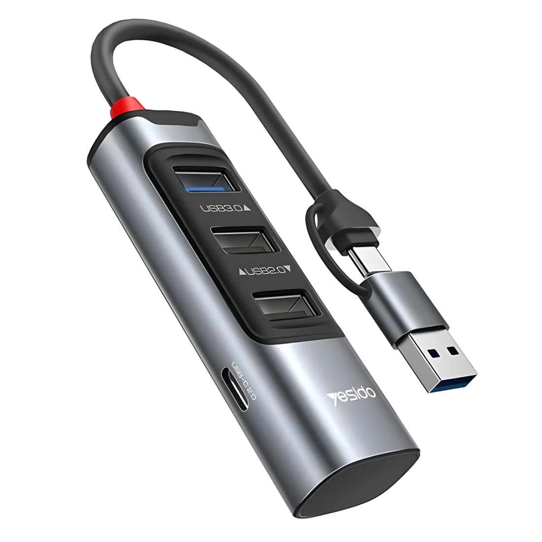 Next Store HB19 6-in-1 Multifunctional Docking Station with USB 3.0 & 2.0 & USB-C, High Performance, Speed Data Transfer and Increased Productivity
