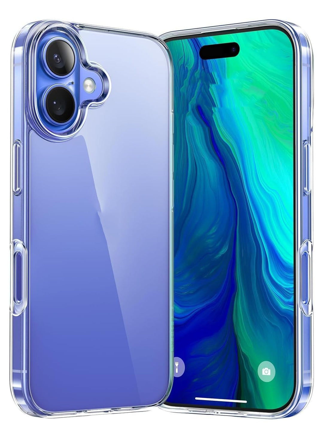 For iPhone 16 (2024) HD Clear Case [ Slim Fit Flexible Flip Case Perfect Match ] - Perfect Choice (Non-Yellowing) by M7molGe [CLear Clim Case M7001]