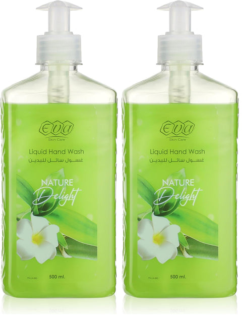 Eva Skin Care Hand wash 500ml- Nature delight (Pack of 2)
