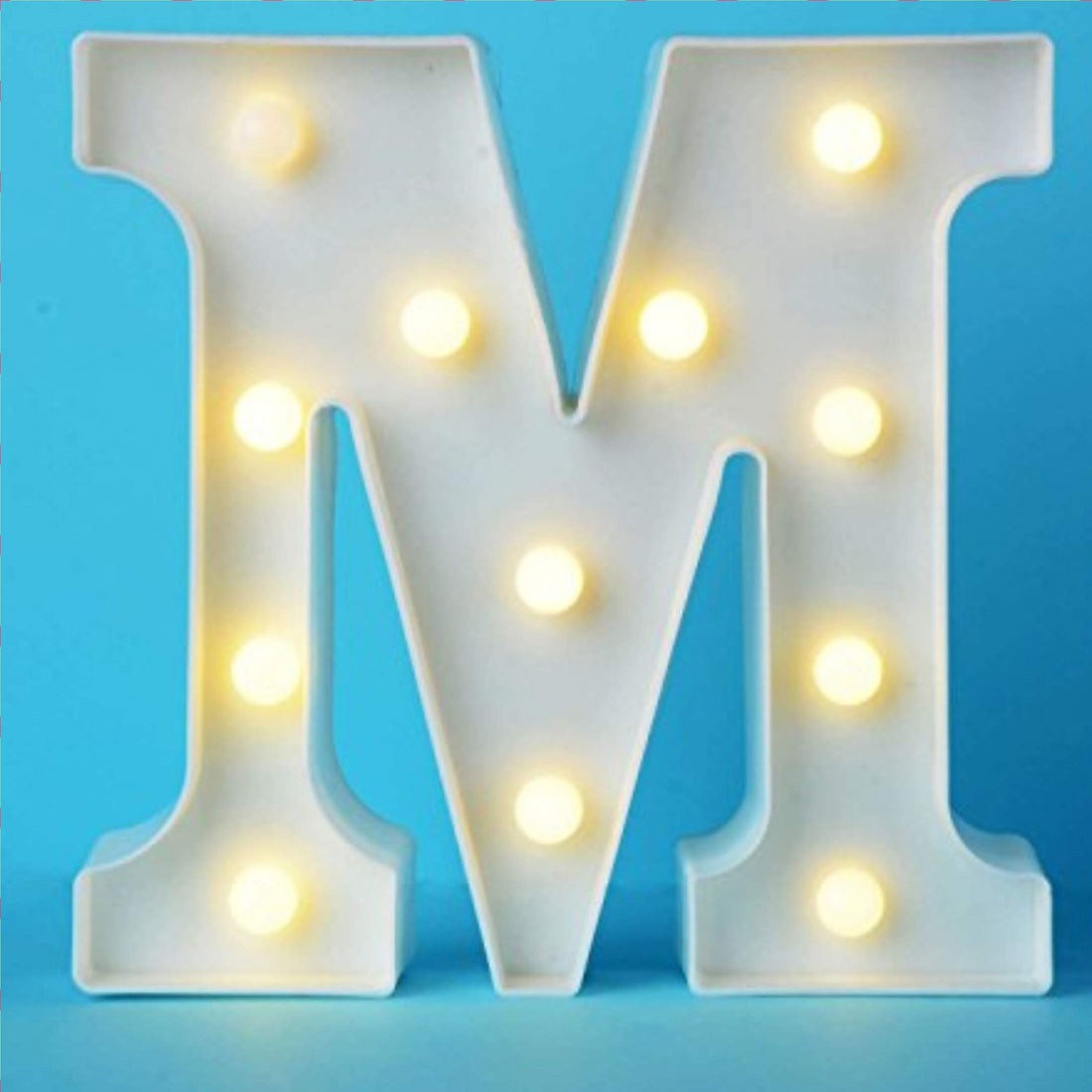 Other Decorative LED Illuminated Letter Marquee Sign Alphabet Letters with Lights, M