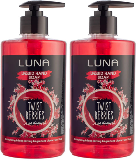 Luna Liquid soap twist berry 500 ml (Pack of 2)