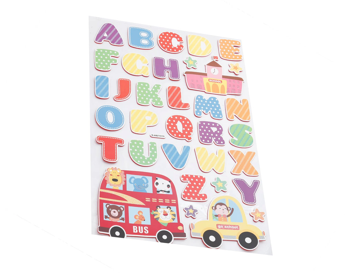 3A Educational English Letters Plastic Poster for Kids - Multi Color Q-ABZ1019-3A-4649-Multi Color4