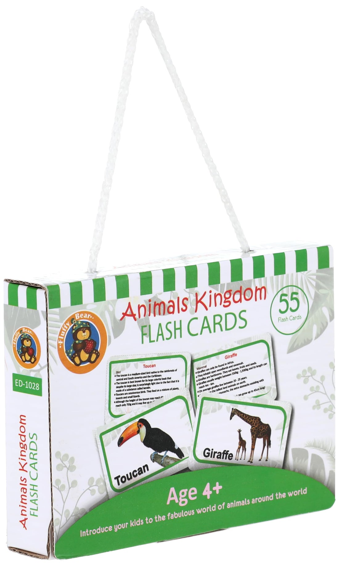 Fluffy Bear Flash cards - animals