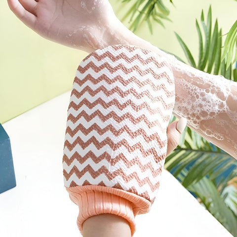 Specialized Exfoliating Shower Gloves for Refreshing Shower Experience, All-Round Exfoliation, Comfortable Spa Massage to Get Rid of Dead Skin Cells (1 Glove)