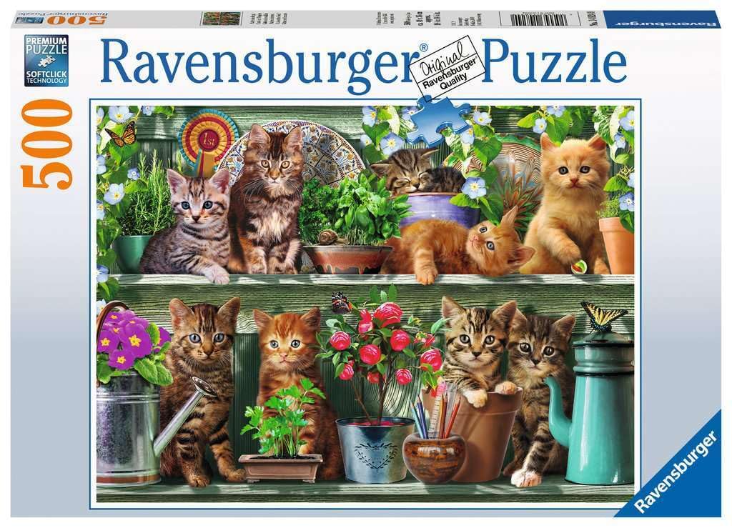 Ravensburger Puzzle Cats on the Shelf - 500 pcs