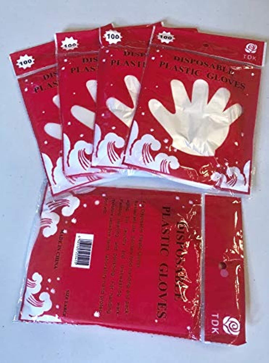 TDK Disposable plastic gloves 100 pc