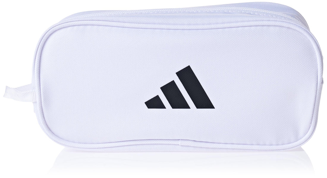 adidas pencil case 1zp white,white,black gym & training other bag for junior boys and girls size ns