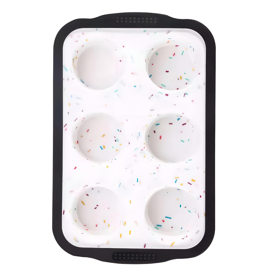 MAVEN Silicone - six cavities with easy jaw, perfect for bread lovers looking for solid, non-stick performance to prepare snacks, daily sweets and creative recipes