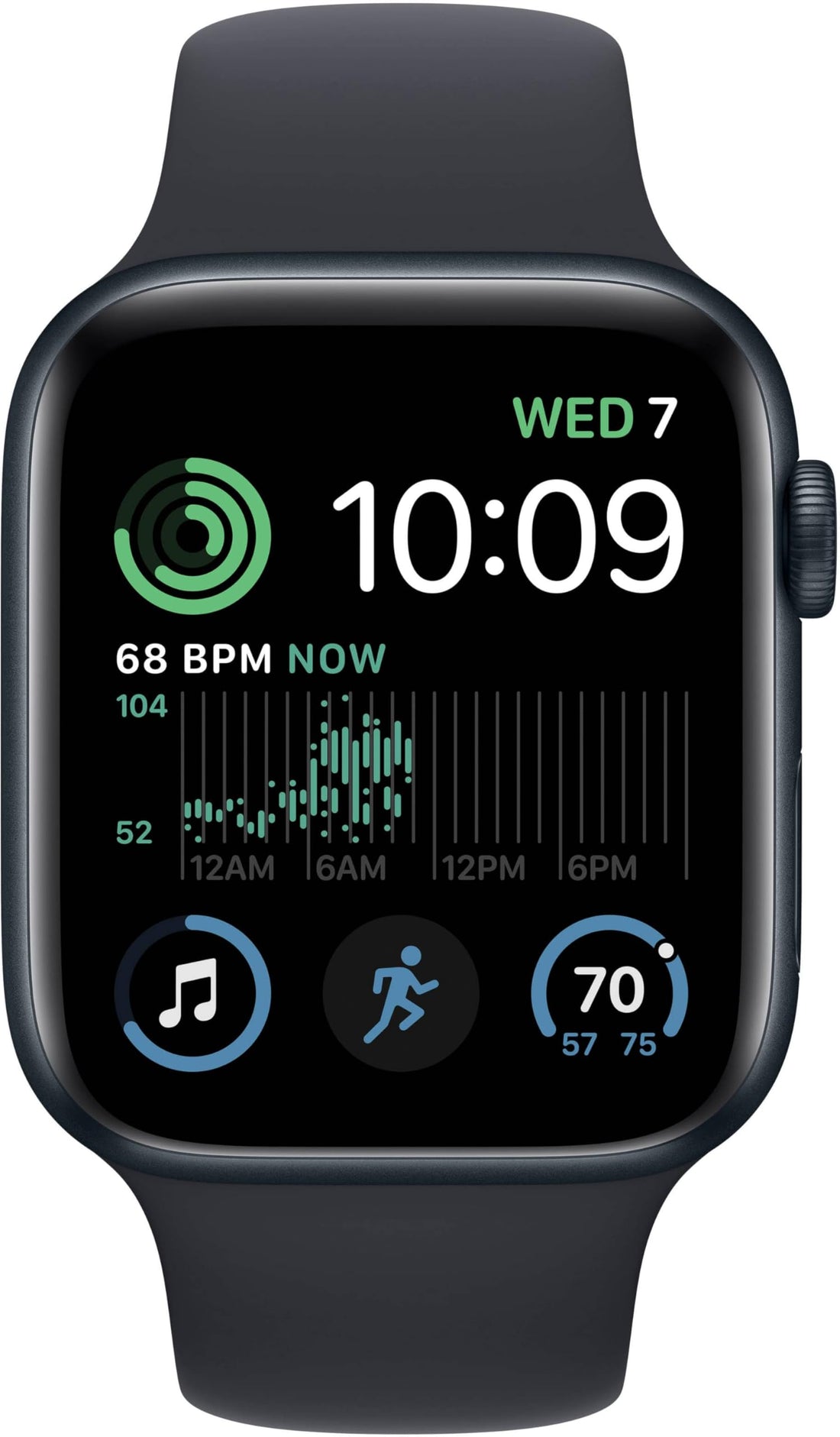 Nutshell Apple Watch Case (For Apple Watch 6/SE/5/4 40mm) Black