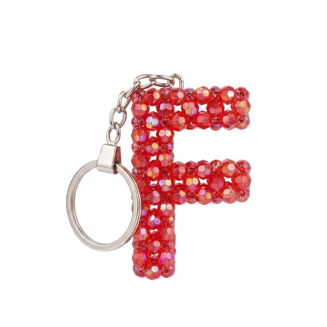 Keychain Letter Beads Glitter Handmade Accessory for Keys Bags Fashion Youth Trendy Beautiful and Exquisite