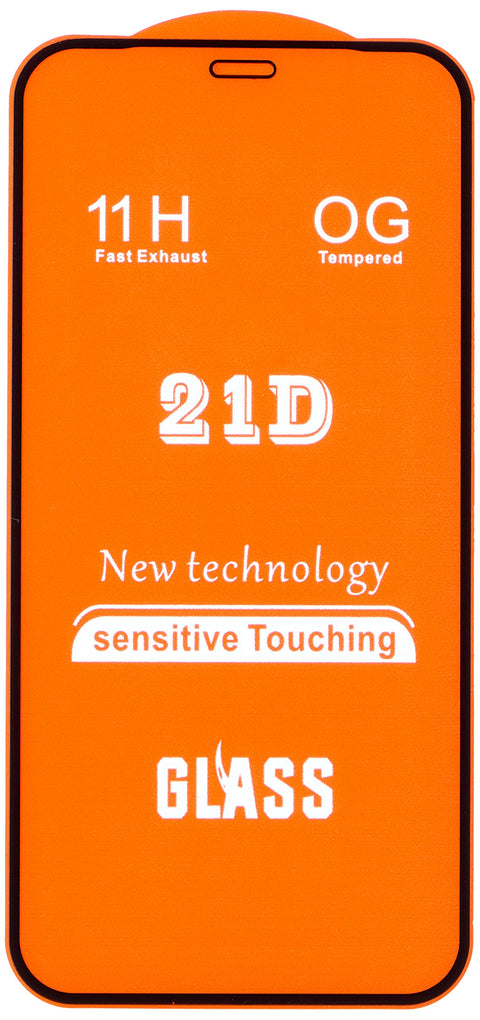 Glass Screen Protector For iPhone 12 Mini - Clear Black