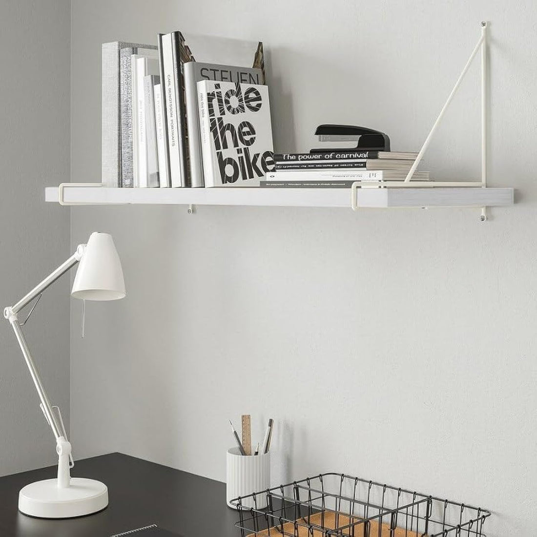 Home Gallery Swedish wall shelf 60X30 White