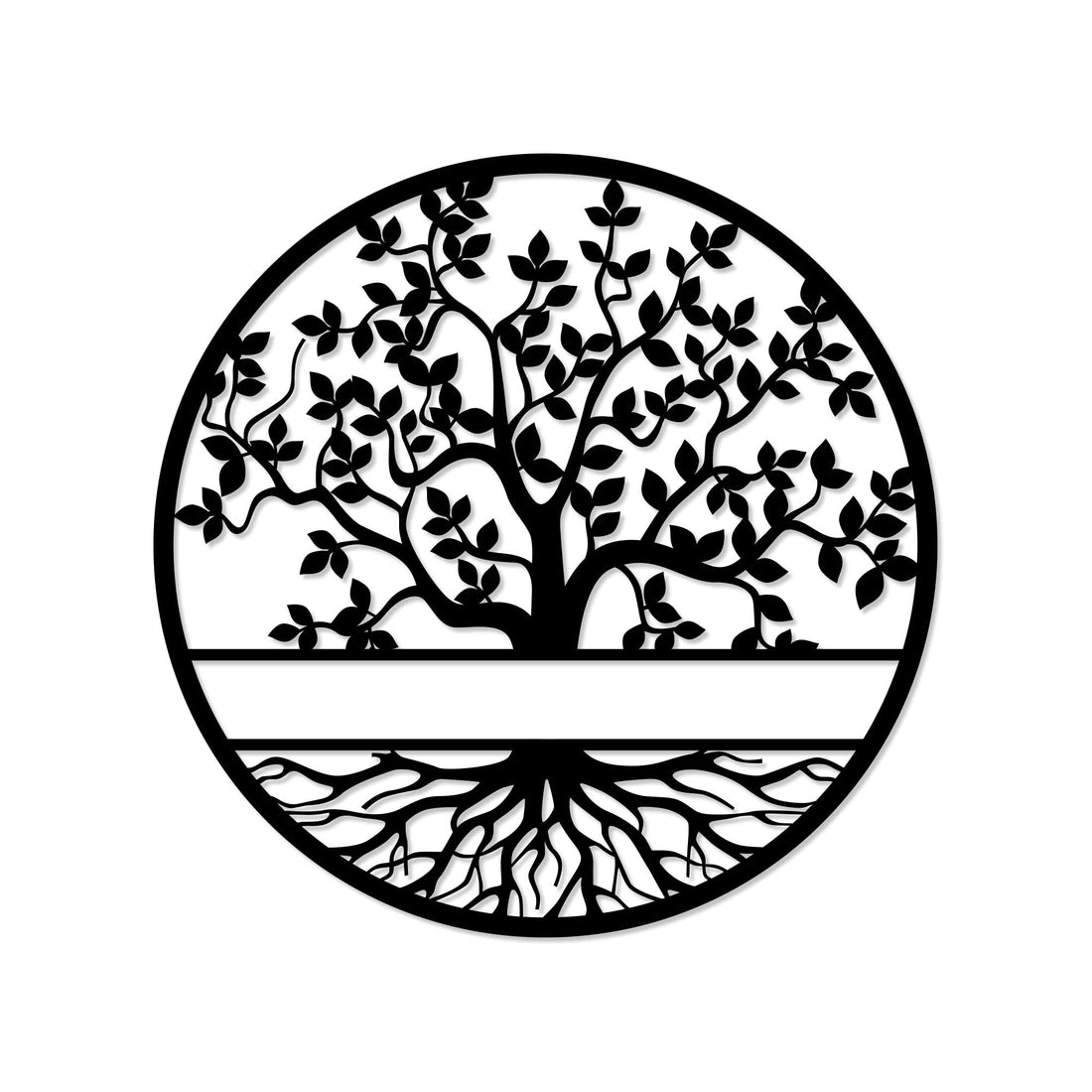 Home Gallery decorative tree of life wooden wall art 80x80 cm