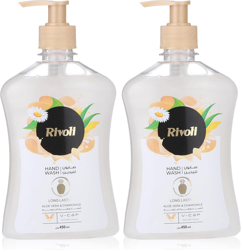 Rivoli Hand Wash 450 ml White (Pack of 2)