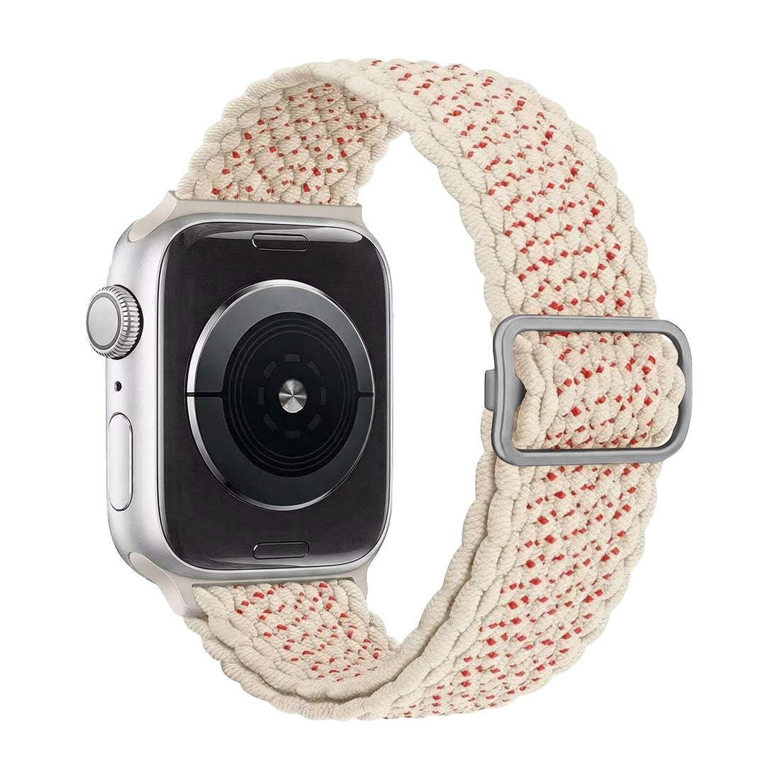 Stretchy Nylon Solo Loop Strap Compatible with Apple Watch Band 49mm 45mm 46mm 44mm 42mm for Women Men,Sport Breathable Braided Wristband for iWatch Series 11 10 9 8 7 6 5 4 SE Ultra 3 2 1