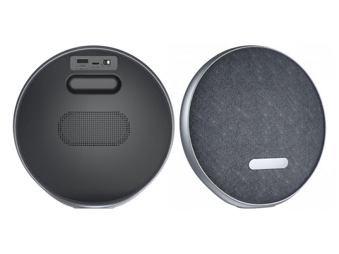 Portable Wireless Bluetooth Speaker AN409, Pure Sound, Havy Bass, 7W Output Power, 66mm Size, 1200mAh Battery, 3 Hours Playtime, USB and TF Card Support, Type-C. (Gray)