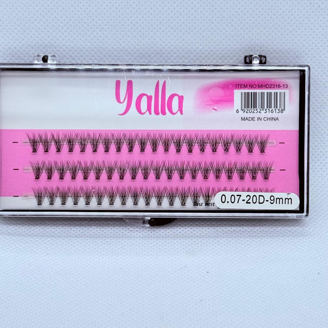 Fake Black Eyelashes one by one (9mm, 10mm, 11mm, 12mm, 13mm) - Natural Look (13mm)