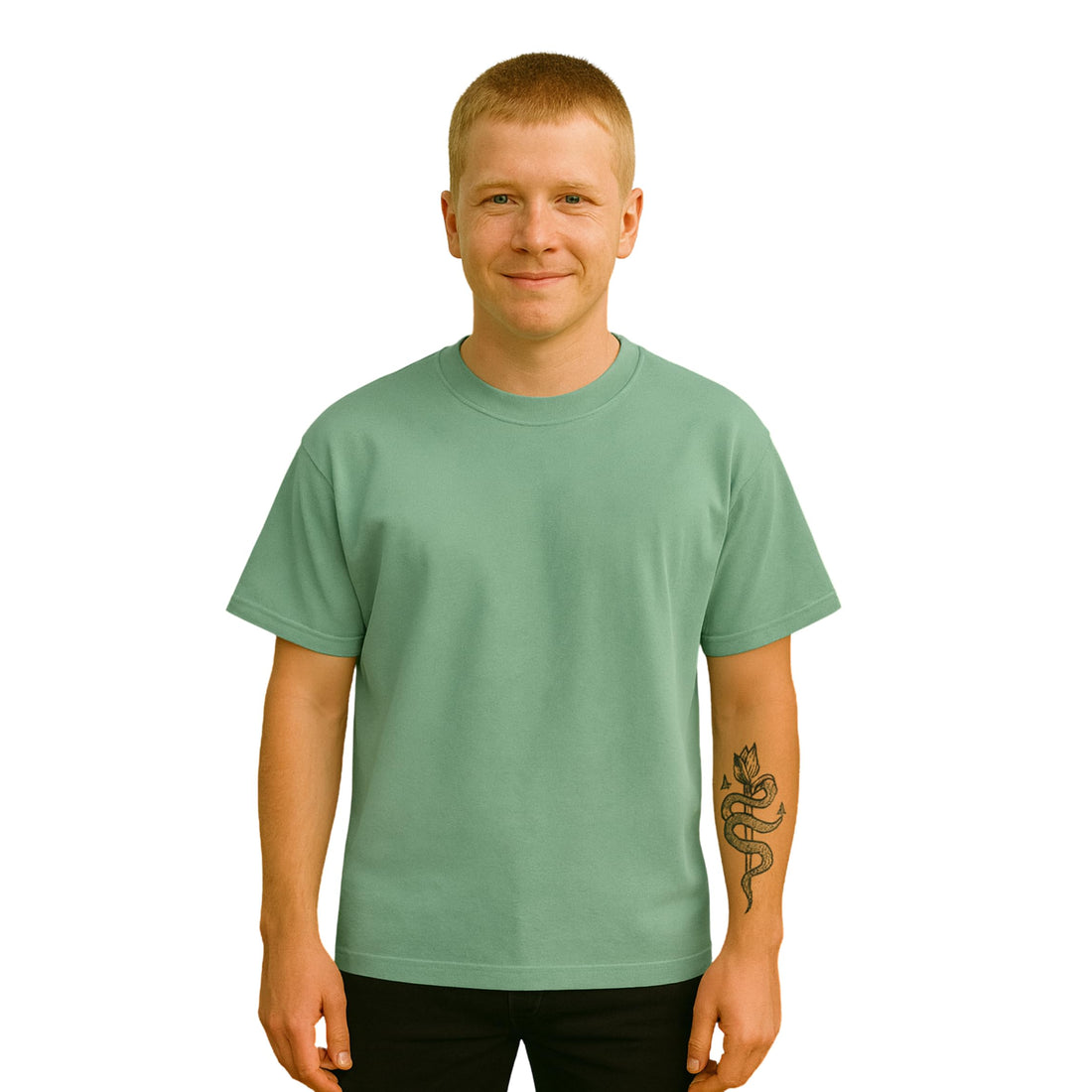 Men's Oversized Regular Cotton T-Shirt, short sleeve modern, 100% Cotton, Comfortable Fit, Basic Western