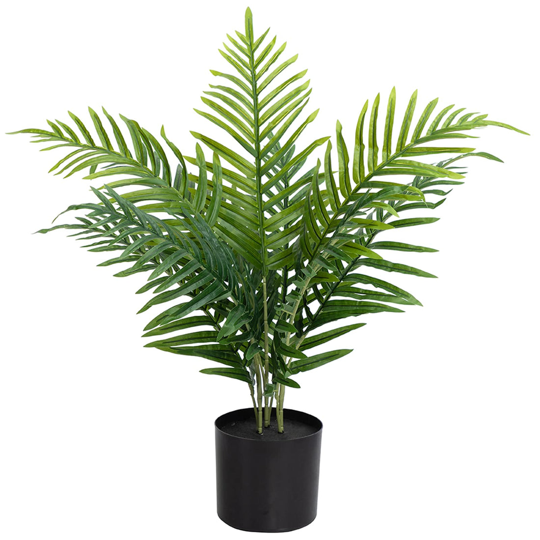 ROMODEN Artificial Tree, 26 inch Areca Plam Tree Fake Plant Faux Tropical Tree Kentia Palm for Home Indoor Outdoor