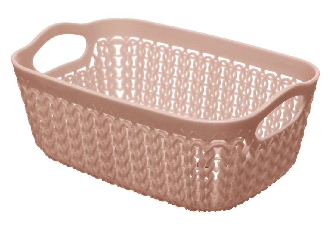 Tamara Small Rectangle Basket 18Cm - Beige