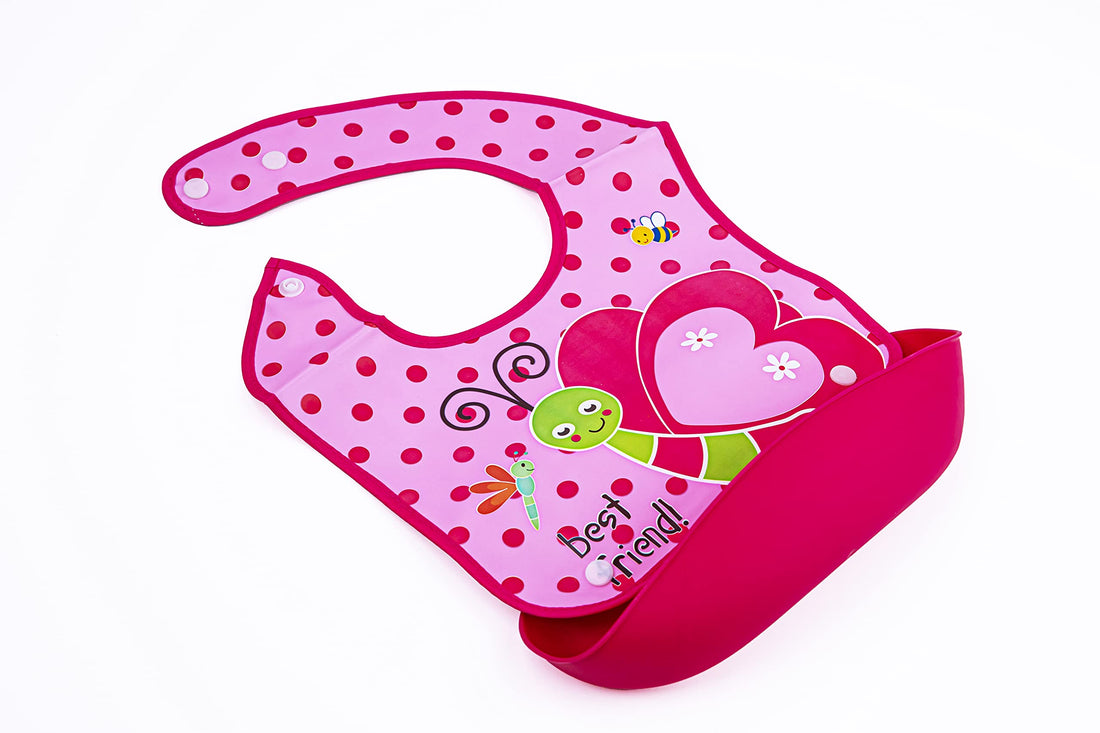 La Frutta 22674 Plastic Baby Bib with Pocket - Multi Color