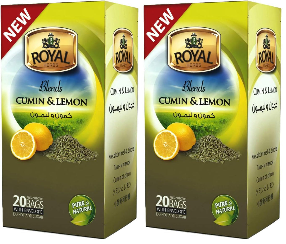 Royal lemon and cumin herbs - 20 bags (Pack of 2)
