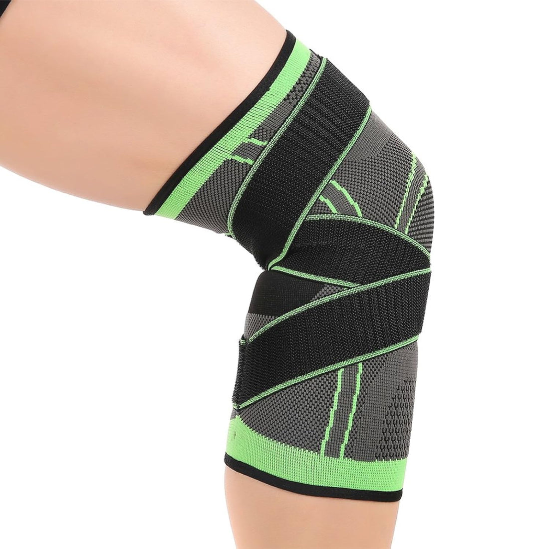 Adjustable Compression Knee Support Braces Straps for Running Jogging