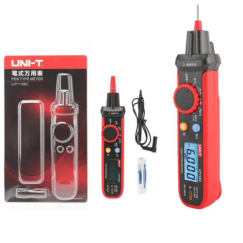 UT118C Pen Type Multimeter True RMS Digital 6000 Counts AC/DC Voltage Resistance Capacitance Frequency Diode EF NCV Multi Tester