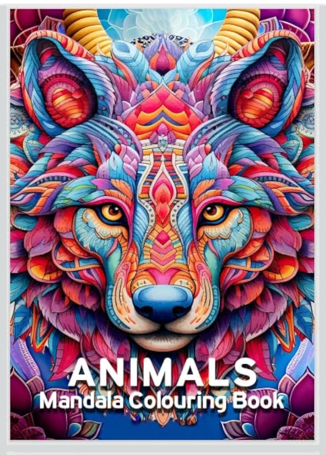 Bedaya Designs Animals Mandala Colouring Book A4 size