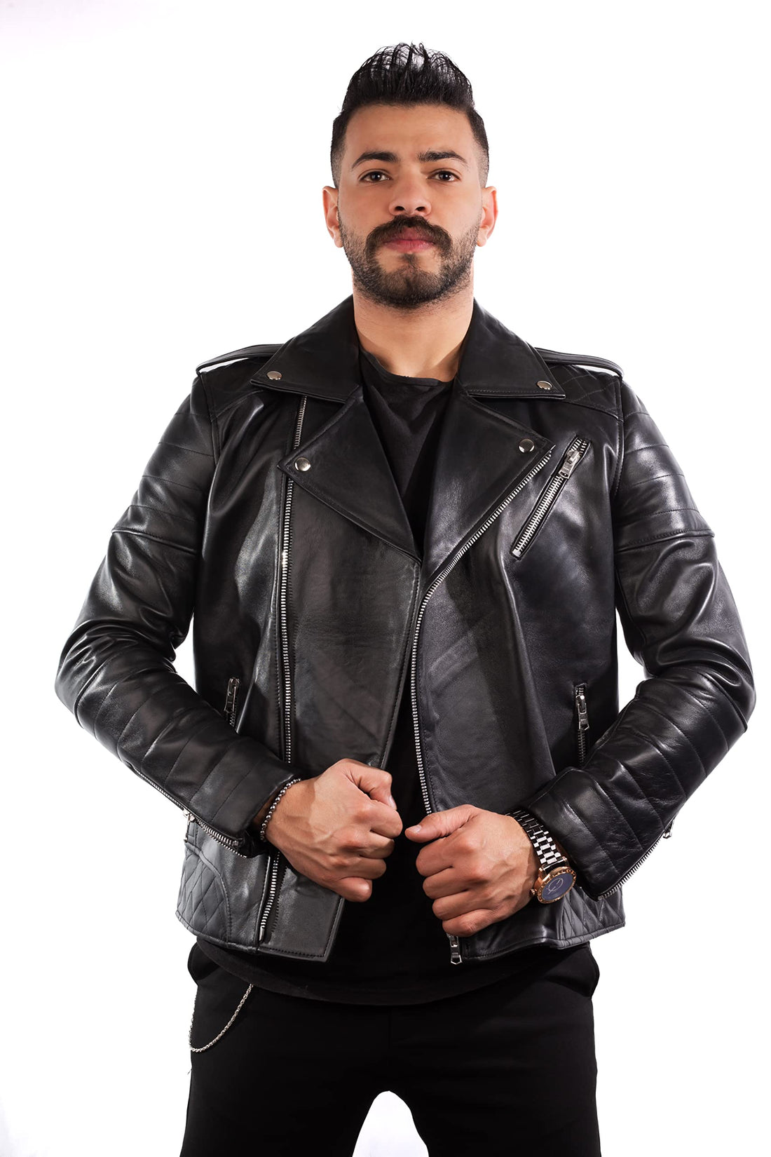 Jacket leather for men